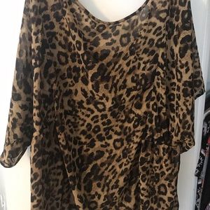 Leopard print blouse